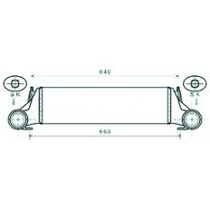 Intercooler per BMW X5 E53 dal 2004 al 2006