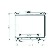 Radiatore acqua per SUZUKI JIMNY dal 1998 al 2003