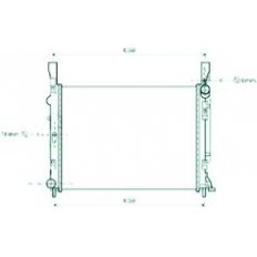 Radiatore acqua per MERCEDES-BENZ CITAN dal 2012