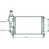 Radiatore acqua per LANCIA Y dal 2000 al 2003