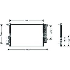 Condensatore per ALFA ROMEO 147 dal 2000 al 2004