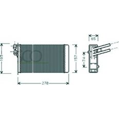 Scambiatore di calore per AUDI 80 dal 1991 al 1994