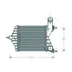 Intercooler per FIAT IDEA dal 2003 al 2012