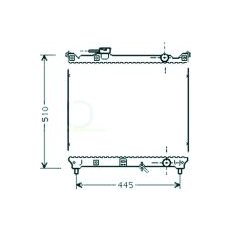 Radiatore acqua per SUZUKI VITARA dal 1988 al 1996