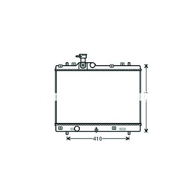 Radiatore acqua per SUZUKI SWIFT dal 2010 al 2017 Codice OEM 1770069L00