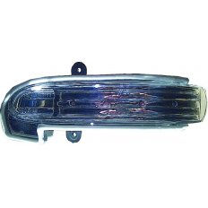 Lucciola retrovisore bianca per MERCEDES-BENZ C W203 dal 2004 al 2006 lato sinistro guidatore