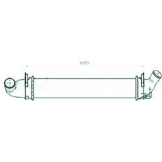 Intercooler per DACIA LOGAN dal 2008 al 2012