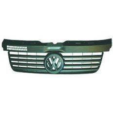 Griglia radiatore nera per VOLKSWAGEN TRANSPORTER T5 dal 2003 al 2009