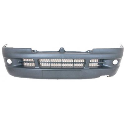 Paraurto anteriore nero con fori fendinebbia per CITROEN JUMPER dal 2002 al 2006 Codice OEM 71737141