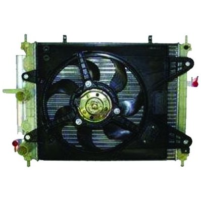 Modulo termico bipower Rad. 51745120 Cond. 51804557 Vent. 46430980 per FIAT MULTIPLA dal 1998 al 2004