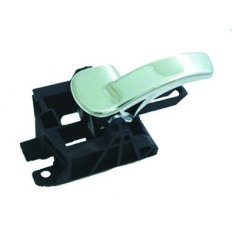 Maniglia apriporta interna cromata per NISSAN QASHQAI dal 2007 al 2010 lato sinistro guidatore