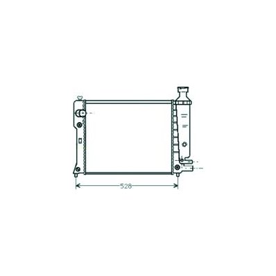 Radiatore acqua per PEUGEOT 405 dal 1987 al 1996 Codice OEM 1300H9