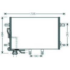 Condensatore per MERCEDES-BENZ E dal 2002 al 2006