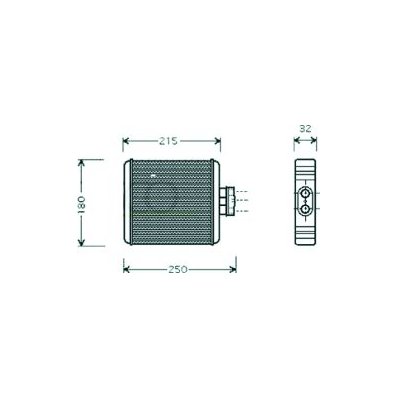 Scambiatore di calore per SKODA FABIA dal 1999 al 2004 Codice OEM 6R0819031