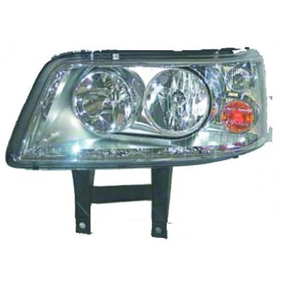 Proiettore 2 parabole per VOLKSWAGEN TRANSPORTER T5 dal 2003 al 2009 lato sinistro guidatore Codice OEM 301195201