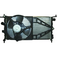 Modulo termico 1.2 - 1.4 - 1.6 Rad. 1300149 Vent. 1314518 per OPEL CORSA B dal 1997 al 2000