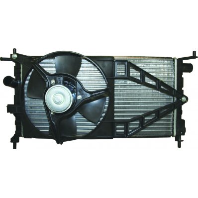 Modulo termico 1.2 - 1.4 - 1.6 Rad. 1300149 Vent. 1314518 per OPEL TIGRA dal 1994 al 2001