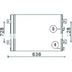 Condensatore per DACIA LOGAN dal 2005 al 2008