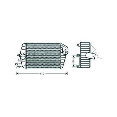 Intercooler per FIAT STILO dal 2001 al 2010 Codice OEM 46745841