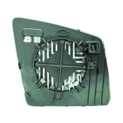 Piastra specchio retrovisore termica per MERCEDES-BENZ M W166 dal 2011 al 2015 lato sinistro guidatore Codice OEM 1668100919