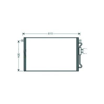 Condensatore per CHRYSLER - DODGE VOYAGER dal 2001 al 2004 Codice OEM 05072262AA