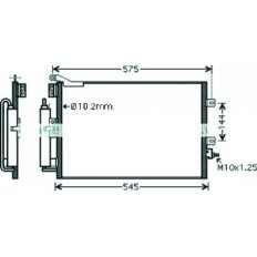 Condensatore per RENAULT CLIO dal 2005 al 2009