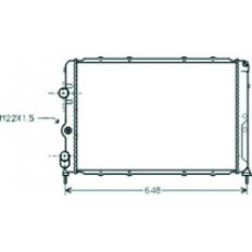 Radiatore acqua per RENAULT MEGANE dal 1995 al 1999