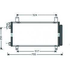 Condensatore per MAZDA 6 dal 2002 al 2005