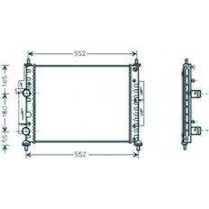 Radiatore acqua per FIAT MAREA dal 1996 al 2002