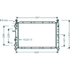 Radiatore acqua per ALFA ROMEO 146 dal 1994 al 2000