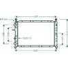 Radiatore acqua per ALFA ROMEO 146 dal 1994 al 2000