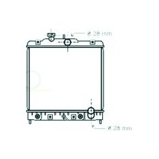 Radiatore acqua per HONDA CIVIC dal 1995 al 1998