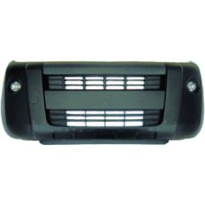 Paraurto anteriore nero con fori fendinebbia $10-07-03-16 per FIAT FIORINO/QUBO dal 2007 al 2015