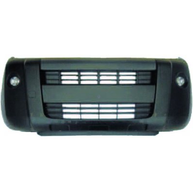 Paraurto anteriore nero con fori fendinebbia $10-07-03-16 per FIAT FIORINO/QUBO dal 2007 al 2015 Codice OEM 735475421