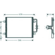 Condensatore per RENAULT MEGANE dal 1995 al 1999