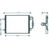 Condensatore per RENAULT MEGANE dal 1995 al 1999