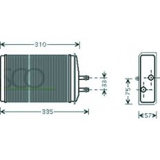 Scambiatore di calore per SKODA FELICIA dal 1994 al 1997