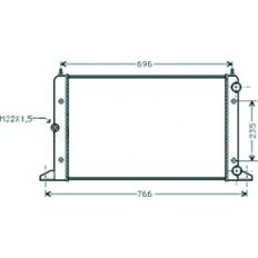 Radiatore acqua per FORD GALAXY dal 1995 al 2000