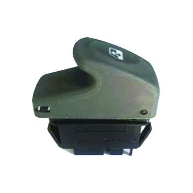 Interruttore alzacristallo 5 pin grigio per RENAULT CLIO dal 2005 al 2009 Codice OEM 7700838099