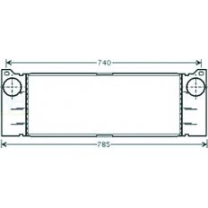 Intercooler per MERCEDES-BENZ VITO dal 2003 al 2010