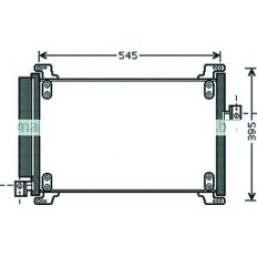 Condensatore per FIAT MULTIPLA dal 2004 al 2010