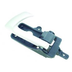 Maniglia apriporta interna argento-nera per HYUNDAI SANTA FE' dal 2006 al 2009 lato sinistro guidatore