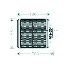 Scambiatore di calore per SUZUKI VITARA dal 1988 al 1996