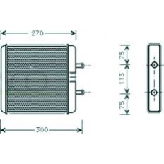 Scambiatore di calore per IVECO DAILY dal 1989 al 2000