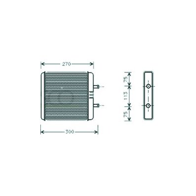 Scambiatore di calore per IVECO DAILY dal 1989 al 2000 Codice OEM 504026720