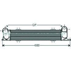 Intercooler per BMW 3 E90 dal 2005 al 2008