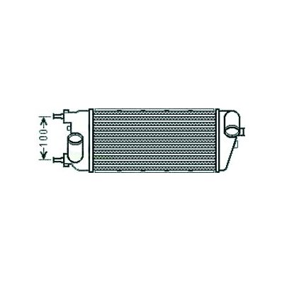 Intercooler per FIAT PANDA dal 2012 Codice OEM 51855481