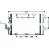 Condensatore per OPEL ASTRA H dal 2004 al 2007