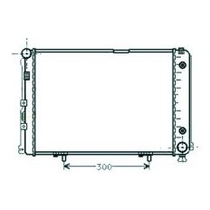 Radiatore acqua per MERCEDES-BENZ E dal 1984 al 1989