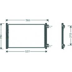 Condensatore per FIAT PUNTO dal 2003 al 2011